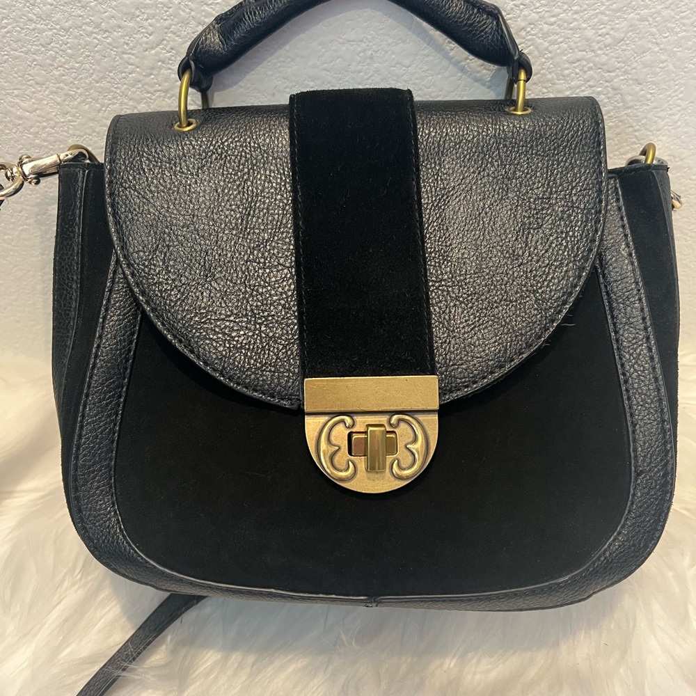 Emma Fox Black Shoulder Bag